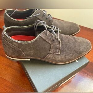 ROCKPORT MEN'S Leather Shoes DRESS LACE-UP OXFORDS Suede Brown 8 M